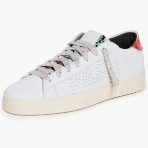 NWOT P448 Jack Rainbow Cheetah Leather Sneakers size 36